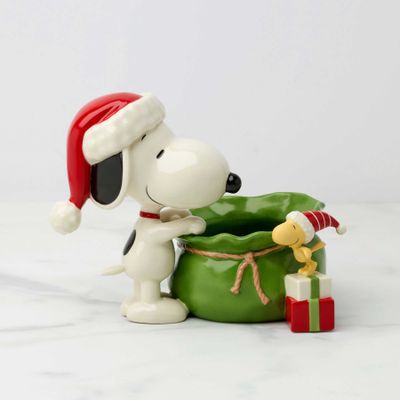 Lenox Snoopy Christmas Santa Sack Candy Bowl, MPN: 897751, UPC: 194372038102