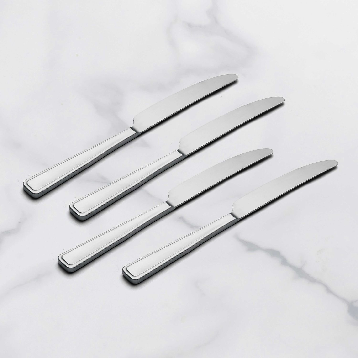 Oneida Reid Satin Dinner Knives Set of 4, MPN: 898525, UPC: 079363151247