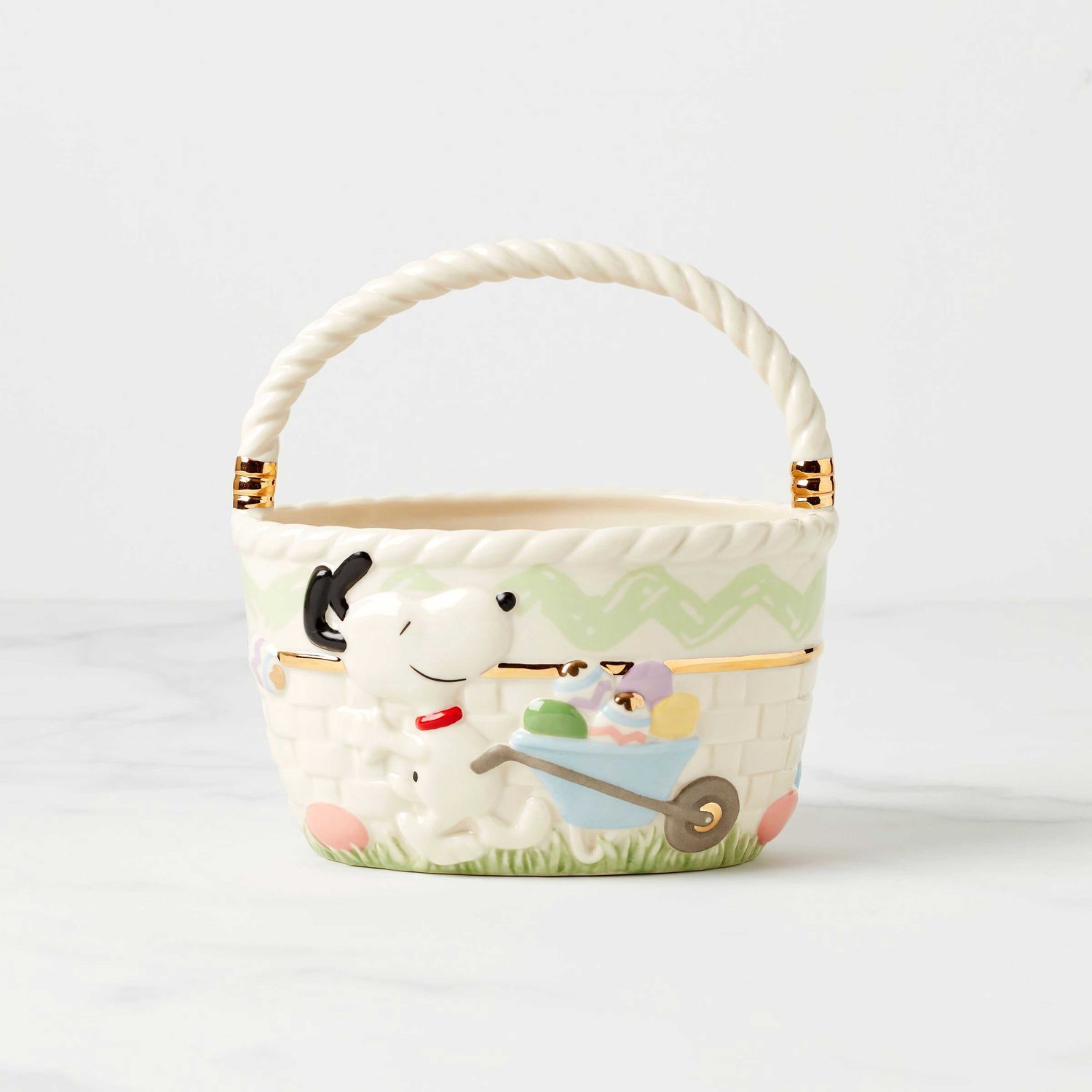 Lenox Peanuts Easter Snoopy &amp; Woodstock Basket, MPN: 895686, UPC: 194372028516