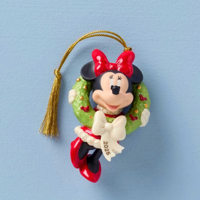 Lenox 2025 Minnie Mouse Christmas Wreath Ornament, MPN: 896794, UPC: 194372032674