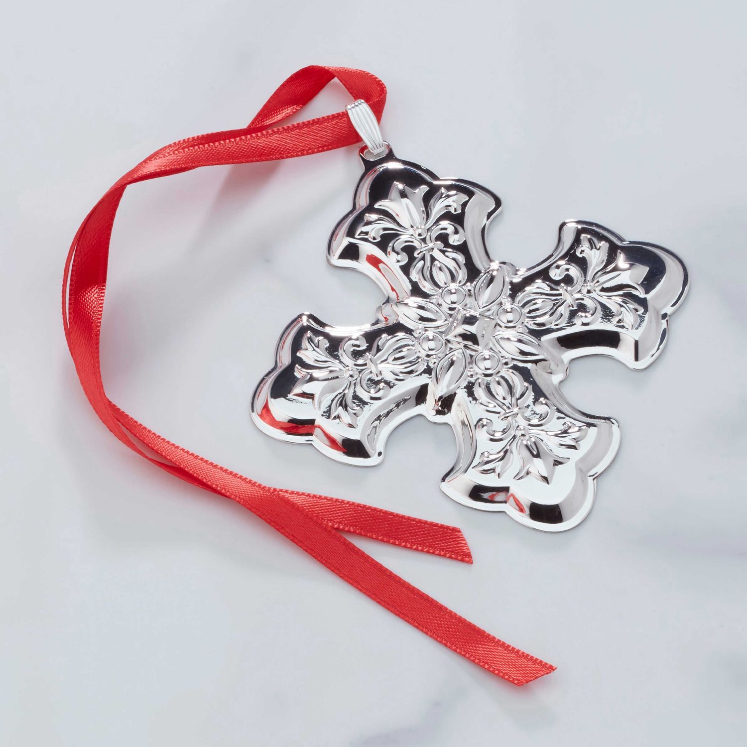 Reed and Barton 2025 Annual Christmas Cross Sterling Silver Ornament 55th E, MPN: 897700, UPC: 7350…