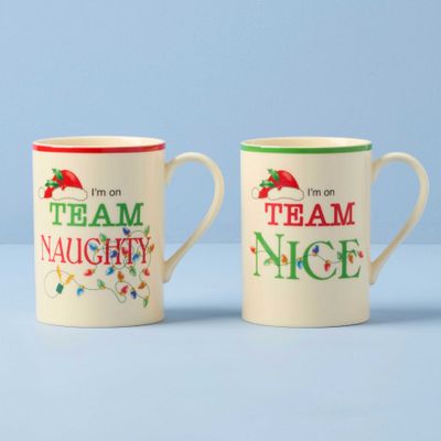 Lenox Naughty &amp; Nice Mugs Set of 2, MPN: 898266, UPC: 194372040600