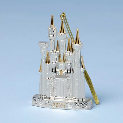 Lenox 2025 Cinderella Castle Silverplate Ornament, MPN: 897142, UPC: 194372034425