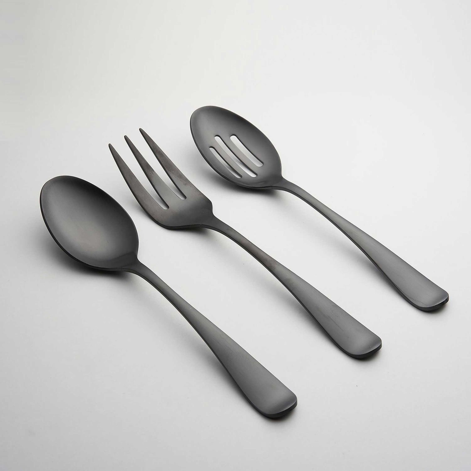 Cambridge Rhiannon Black Satin 3-Piece Serve Set, MPN: 505936CKW43R, UPC: 719978842955
