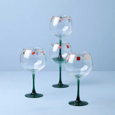 Lenox Nutcracker Ballet Balloon Wine Glasses Set of 4, MPN: 898401, UPC: 194372041102