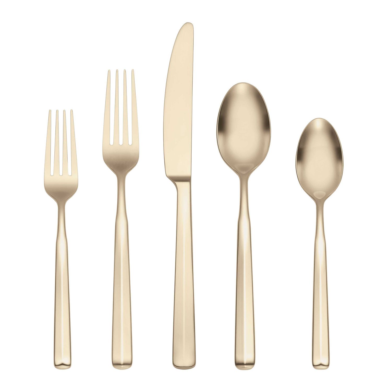 Oneida Ryder Satin Champagne 20-Piece Flatware Set, MPN: 897336, UPC: 079363148223