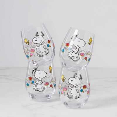 Lenox Chef Snoopy Tumblers Set of 4, MPN: 897731, UPC: 194372037990