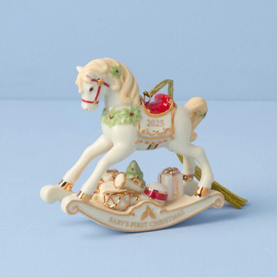 Lenox 2025 Vintage Rocking Horse Ornament, MPN: 897136, UPC: 194372034357