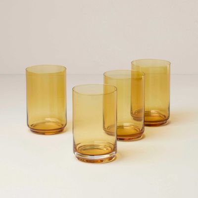 Lenox Tuscany Classics Stackable Coolers Set of 4 Amber, MPN: 897835, UPC: 194372038645