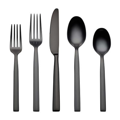 Cambridge Aero Black Mirror 20-Piece Flatware Set, MPN: 519420DS, UPC: 719978857966
