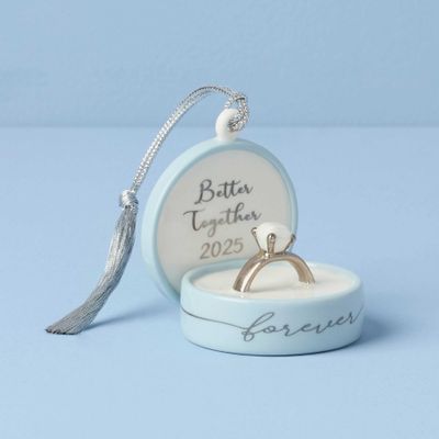 Lenox 2025 InchTogether Forever Inch Ring Box Ornament, MPN: 897135, UPC: 194372034340