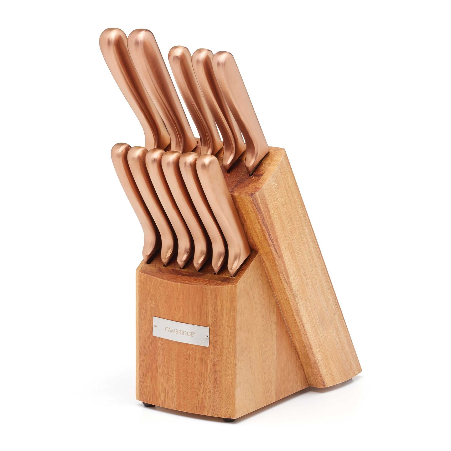 Cambridge Rame Smooth Copper 12-Piece Cutlery Block Set, MPN: 92688KBCC18R, UPC: 719978815072