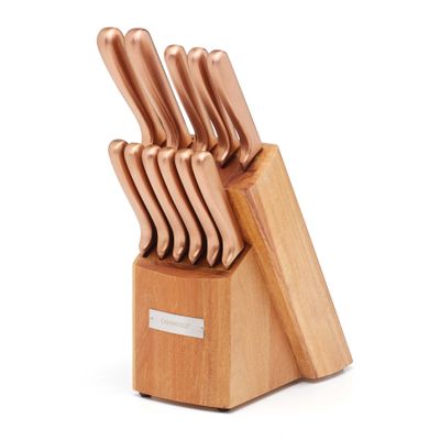 Cambridge Rame Smooth Copper 12-Piece Cutlery Block Set, MPN: 92688KBCC18R, UPC: 719978815072