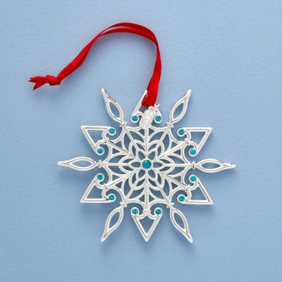 Lenox 2025 Snow Majesty Silverplate Ornament 21st Edition, MPN: 897133, UPC: 194372034326