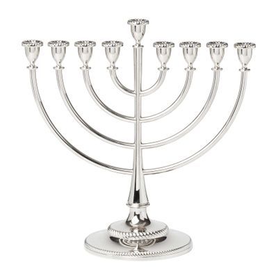 Reed and Barton Roseland Silver Menorah, MPN: 896613, UPC: 735092269881