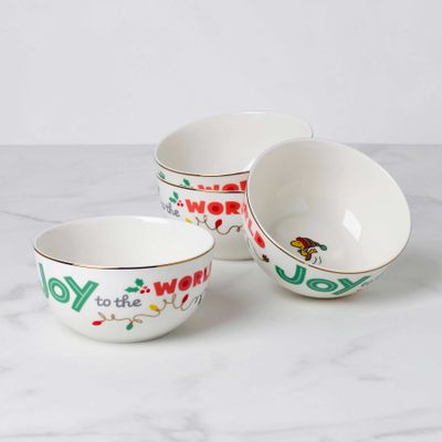 Lenox Snoopy Christmas All-Purpose Bowls Set of 4, MPN: 896322, UPC: 194372030861