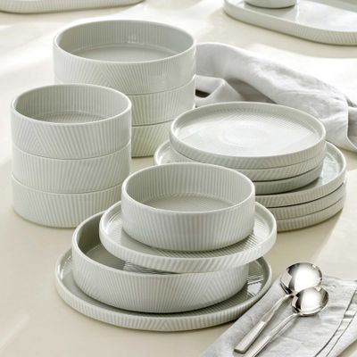 Lenox Modulus 16-Piece Dinnerware Set Vapor, MPN: 897949, UPC: 194372039253