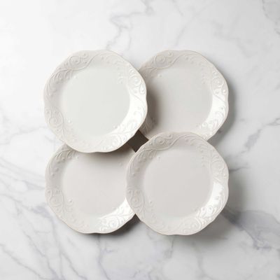 Lenox French Perle 4-Piece Dinner Plate Set, MPN: 891288, UPC: 194372003391