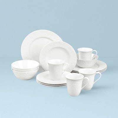 Lenox Opal Innocence Carved 16-Piece Dinnerware Set, MPN: 851746, UPC: 882864543240