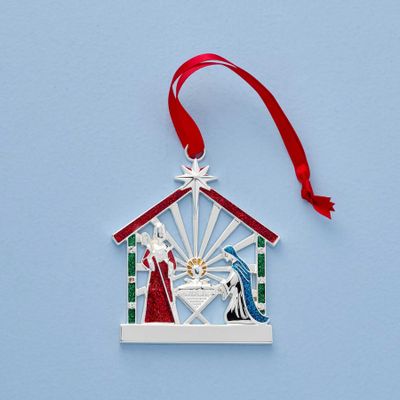 Lenox Nativity Charm Silverplate Ornament, MPN: 897737, UPC: 194372038041