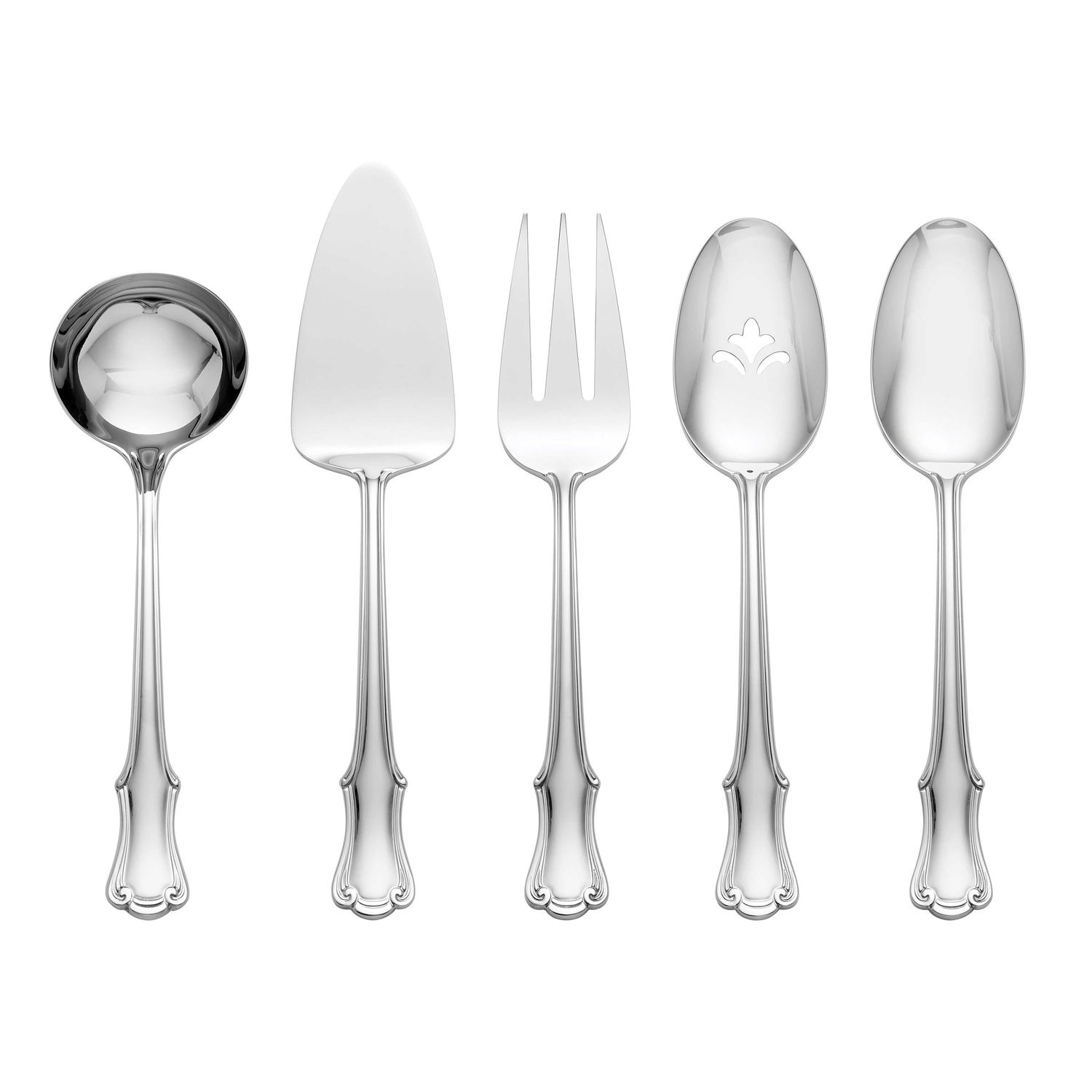 Oneida James Street Mirror 5 Piece Hostess Set, MPN: 897922, UPC: 079363149459