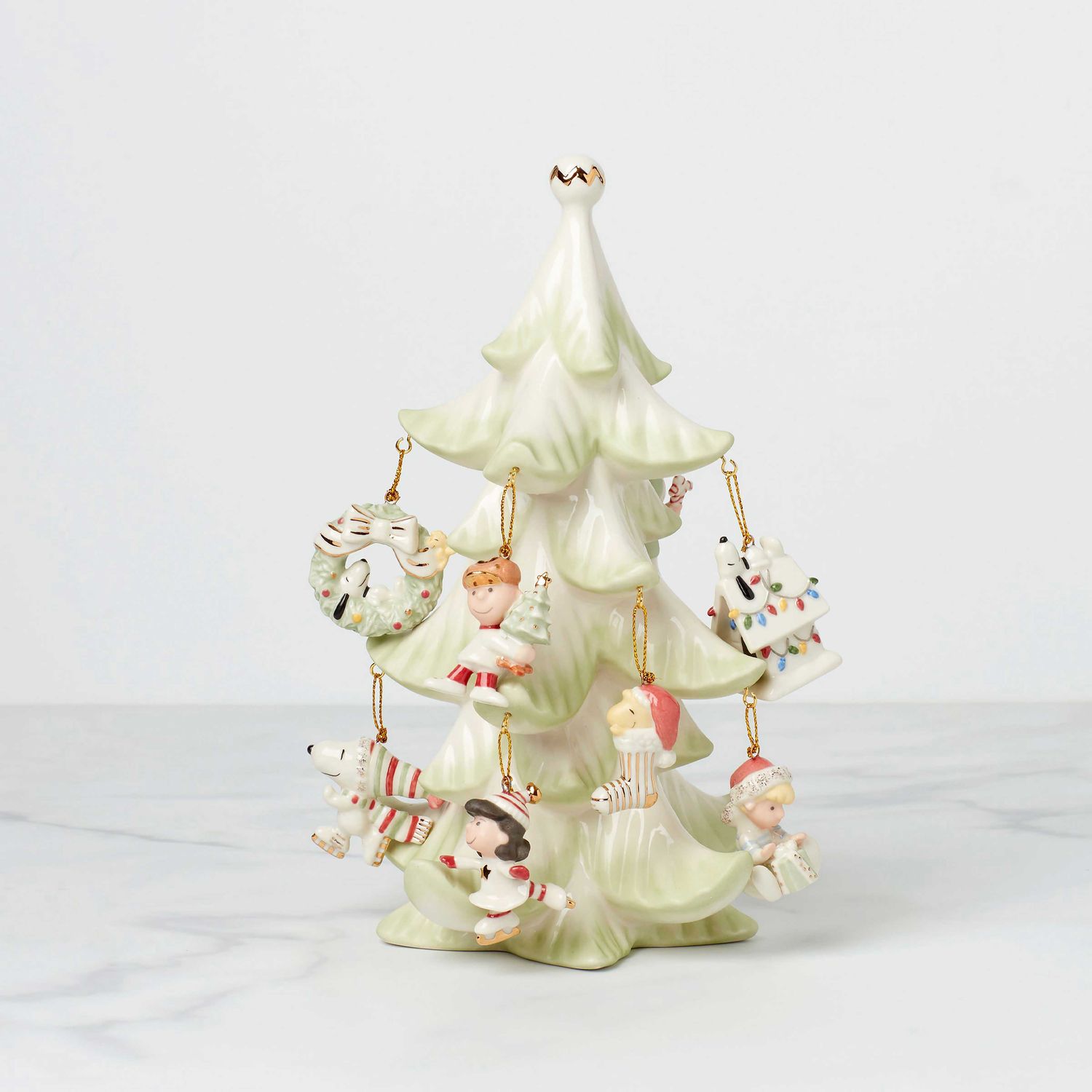 Lenox Snoopy &amp; Friends 11-Piece Christmas Tree Ornament Set, MPN: 6361265, UPC: 091709814883