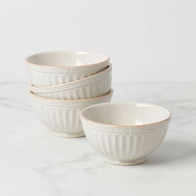 Lenox French Perle Groove All-Purpose Bowls Set of 4, MPN: 895719, UPC: 194372028783