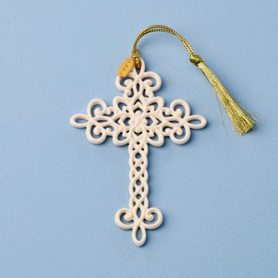 Lenox 2025 Snow Fantasies Cross Ornament, MPN: 897131, UPC: 194372034302
