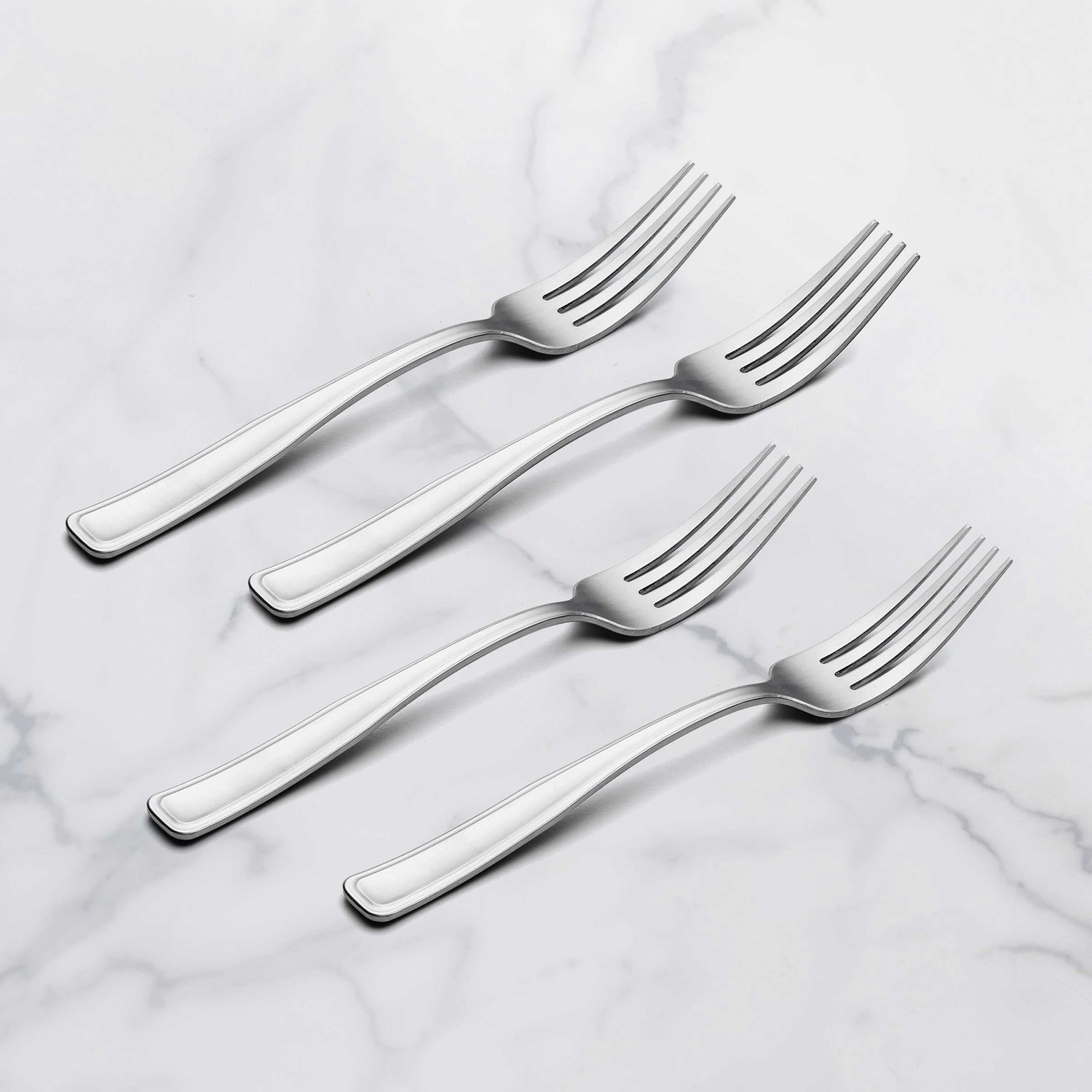 Oneida Reid Satin Salad Forks Set of 4, MPN: 898526, UPC: 079363151254