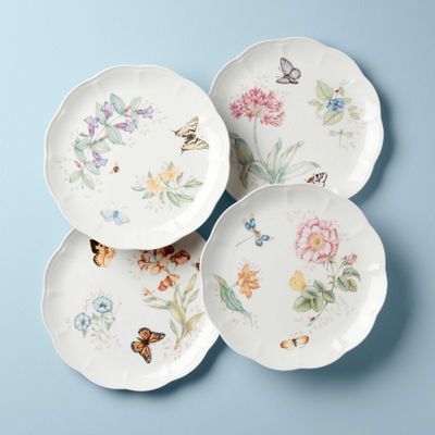 Lenox Butterfly Meadow 4-Piece Dinner Plate Set, MPN: 891268, UPC: 194372003278