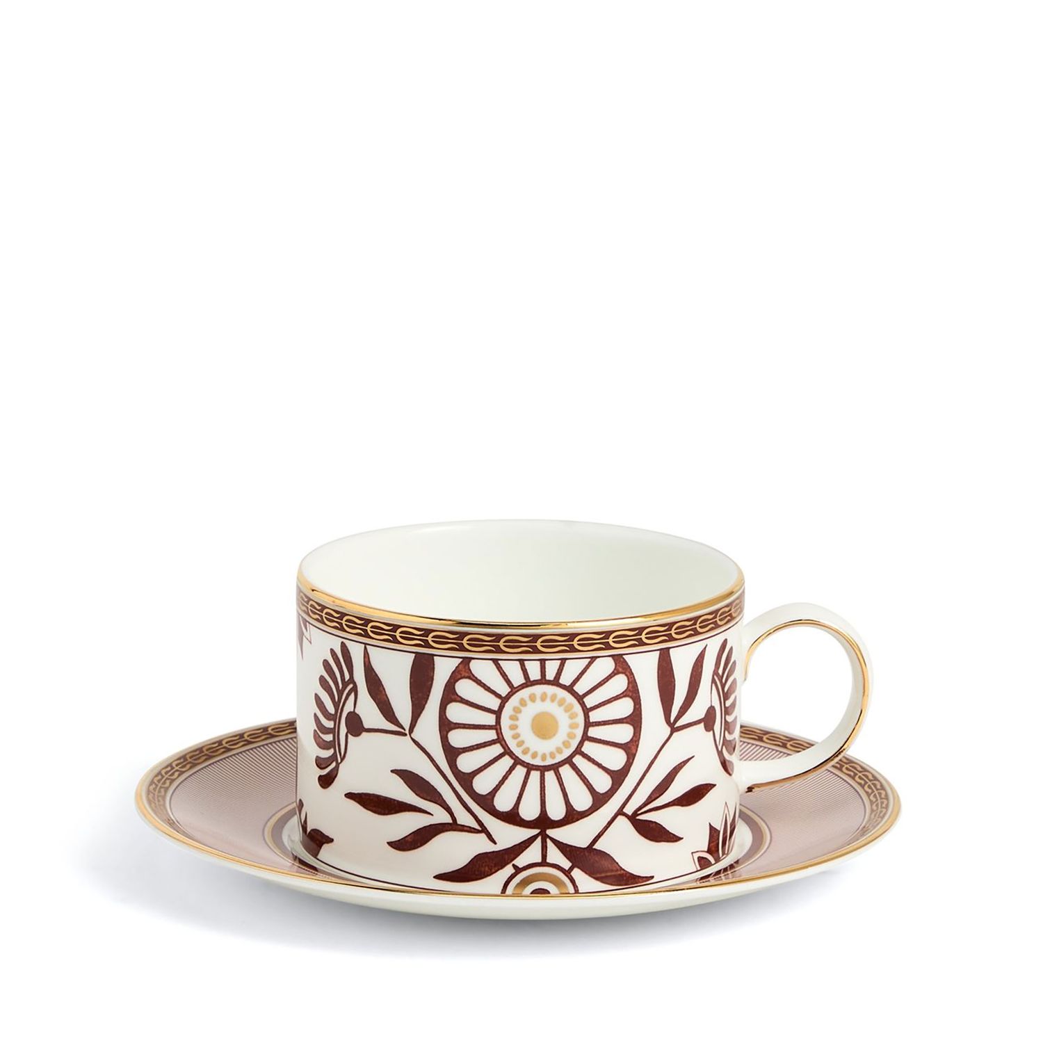 Wedgwood Red Splendour Teacup Saucer I 175ml 5.9floz , MPN: 1081170, UPC: 701587494786