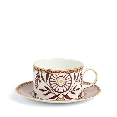 Wedgwood Red Splendour Teacup Saucer I 175ml 5.9floz , MPN: 1081170, UPC: 701587494786