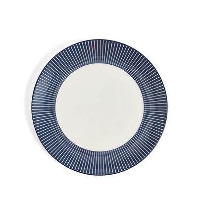 Wedgwood Gio Plate 23.8cm 9.3 Inch Pinstripe Blue, MPN: 1079123, UPC: 701587491341