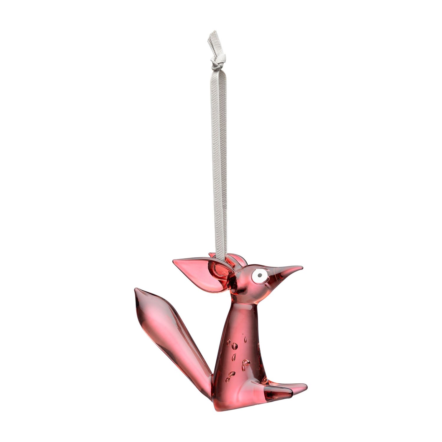 IITTALA Vulpes ornament sitting 80mm cherry, MPN: 1080091, UPC: 6411923687072