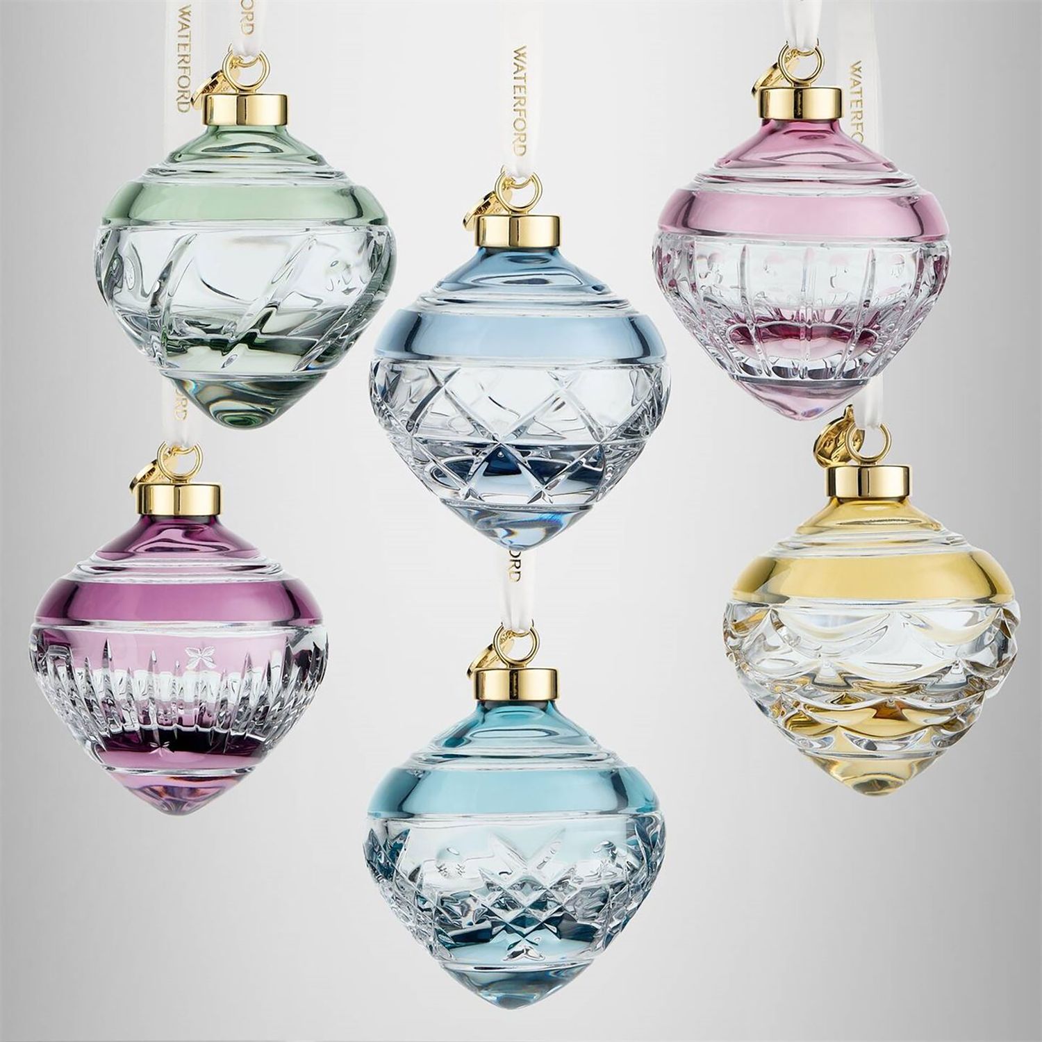 Waterford Winter Wonders Bauble Snowflakes Colour Set of 6 , MPN: 1077706, UPC: 701587489027