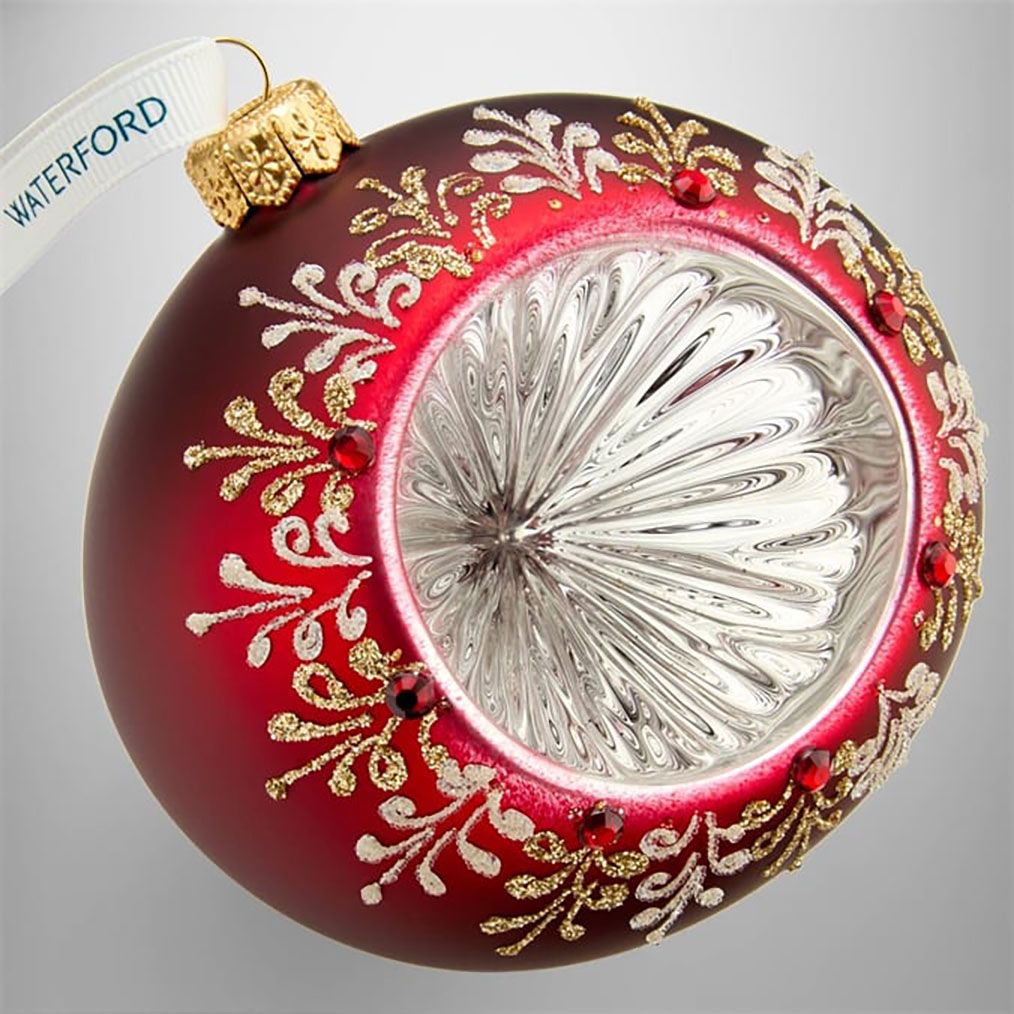 Waterford Holiday Heirlooms Red face bauble ornament, MPN: 1080344, UPC: 701587492980