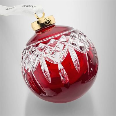 Waterford Lismore Bauble Ornament Red, MPN: 1077788, UPC: 701587489232