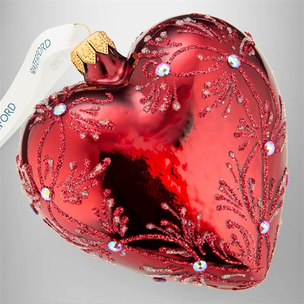 Waterford Holiday Heirlooms Red Heart ornament, MPN: 1080341, UPC: 701587492959