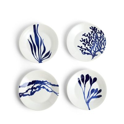 Royal Doulton 1815 Pacific Plate 16cm 6.3 Inch 2025 Mixed Patterns Blue Set of 4, MPN: 1074379, UPC…