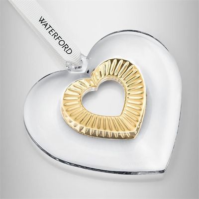 Waterford Heart Ornament with Gold, MPN: 1078861, UPC: 701587491037