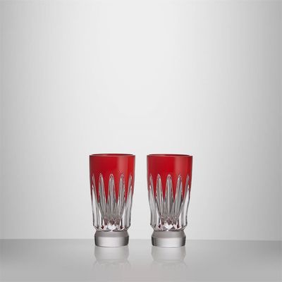 Waterford New Year Shot Glasses Firework Set of 2 Red, MPN: 1075268, UPC: 701587484916