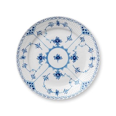 Royal Copenhagen Blue Fluted Half Lace Plate 25 cm, MPN: 1017224, UPC: 5705140158677