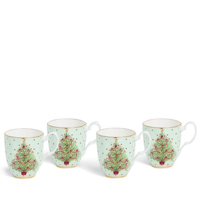 Royal Albert Old Country Roses Christmas Mug Set of 4, MPN: 1079439, UPC: 701587491631