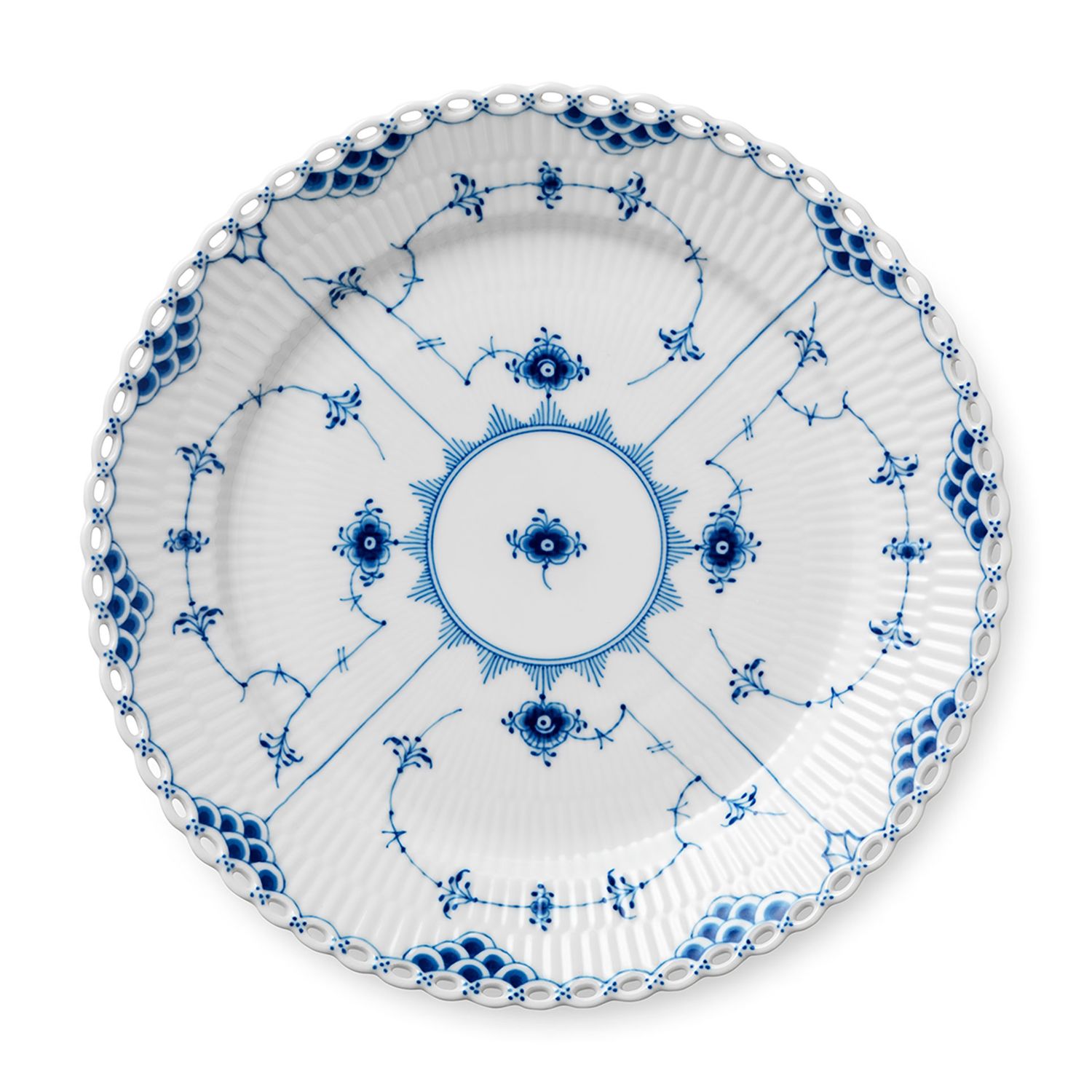 Royal Copenhagen Blue Fluted Full Lace Plate 27 cm, MPN: 1017240, UPC: 5705140160540