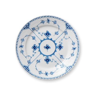 Royal Copenhagen Blue Fluted Half Lace Plate 22 cm, MPN: 1017223, UPC: 5705140158639