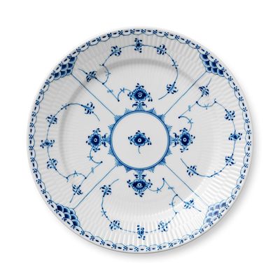 Royal Copenhagen Blue Fluted Half Lace Plate 27 cm, MPN: 1017225, UPC: 5705140158691