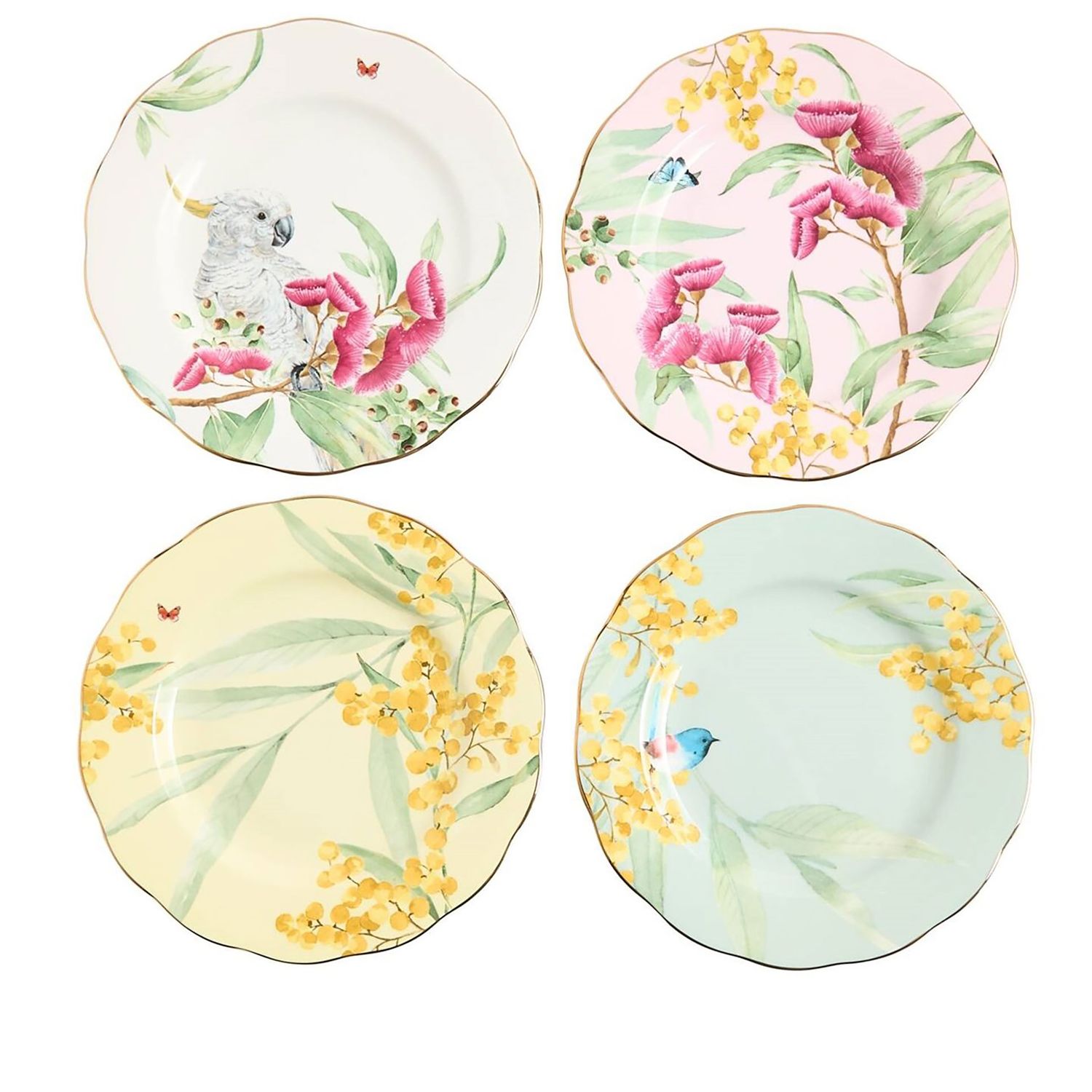 Royal Albert Miranda Kerr Australiana Plate 20cm 7.9 Inch Mixed Set of 4, MPN: 1076838, UPC: 701587…