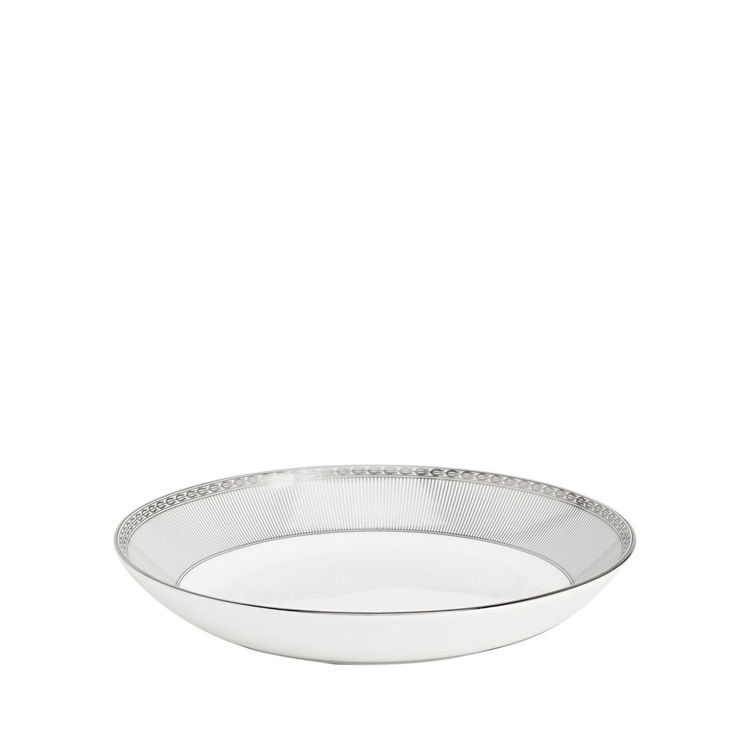 Wedgwood Silver Tonquin Deep Plate 22cm 8.6 Inch, MPN: 1080926, UPC: 701587494748