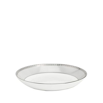 Wedgwood Silver Tonquin Deep Plate 22cm 8.6 Inch, MPN: 1080926, UPC: 701587494748