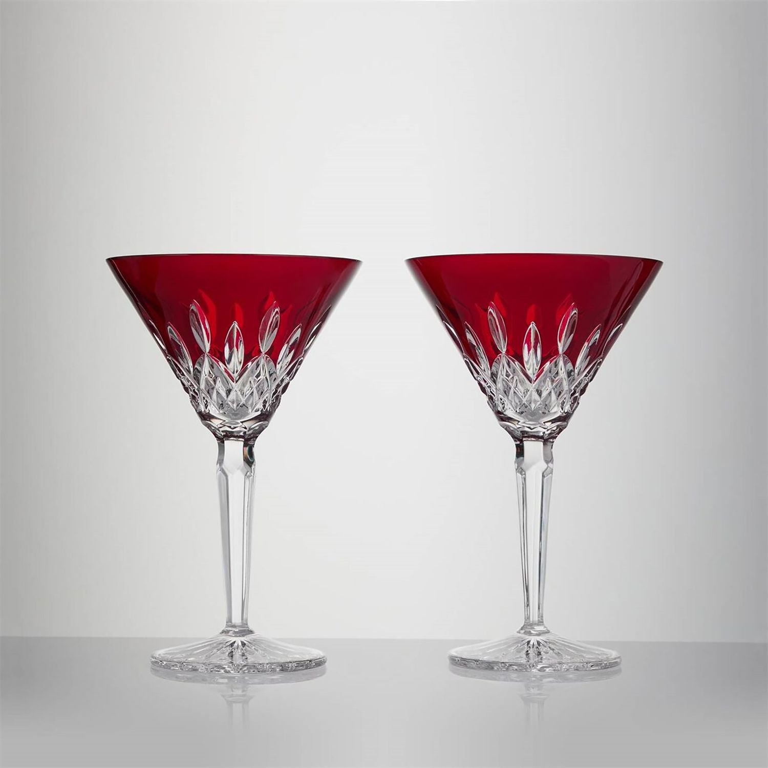 Waterford Lismore Red Martini 220ml 7floz Set of 2, MPN: 1080362, UPC: 701587493222